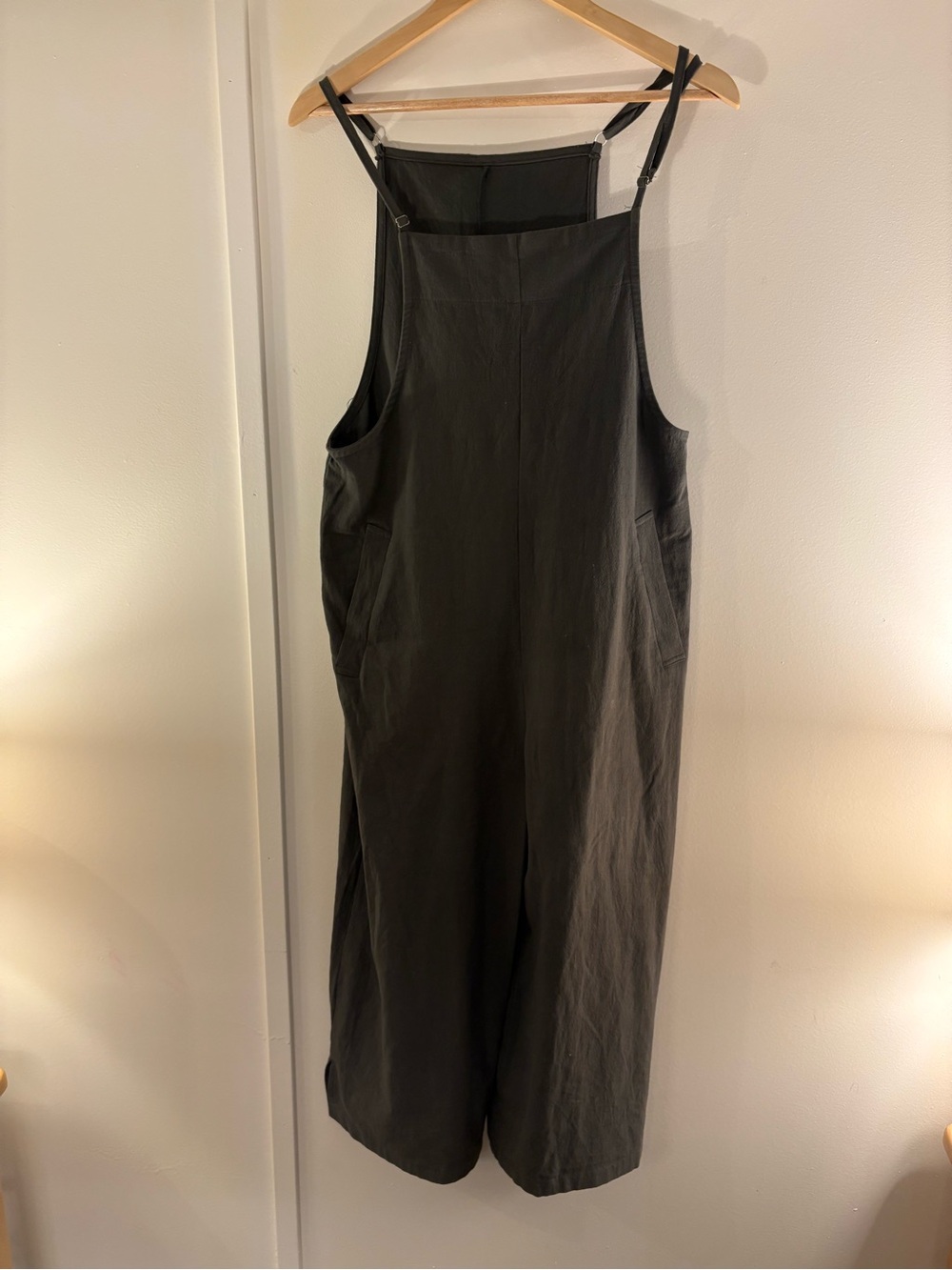 Wide-Leg Overalls Jumpsuit